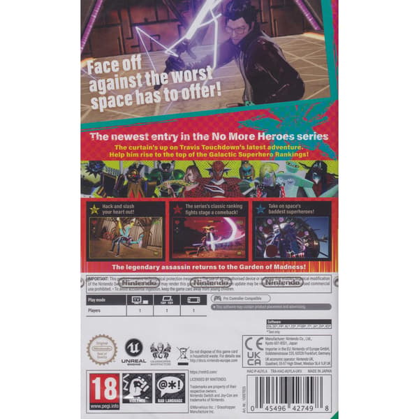 No More Heroes III Nintendo Switch