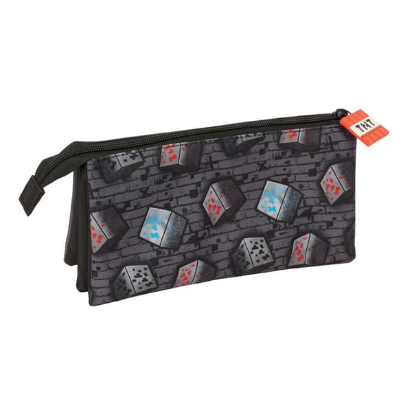 Minecraft Graffiti triple pencil case