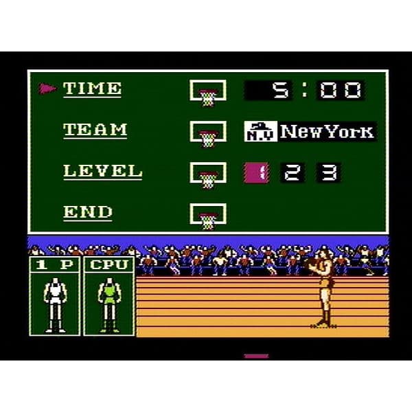 Double Dribble Nintendo NES SCN (Brukt)