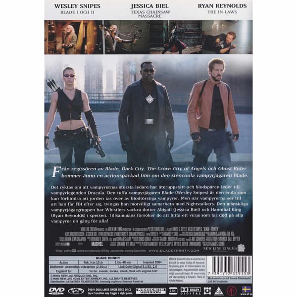 Blade Trinity DVD (Brugt)