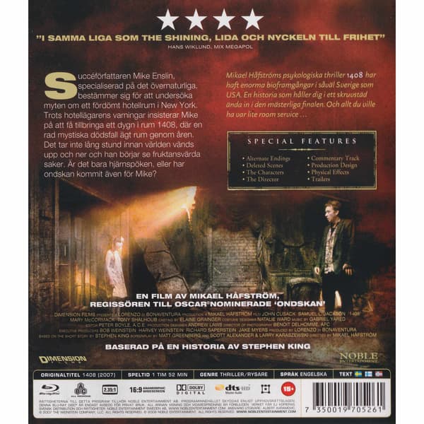 1408 Blu-Ray (Käytetty)