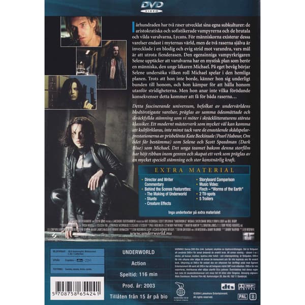 Underworld DVD (Käytetty)