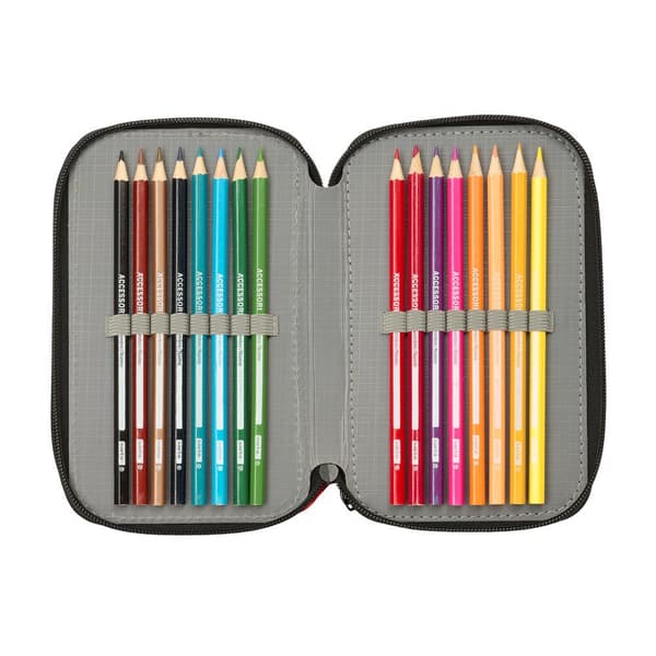 Minecraft Graffiti triple pencil case 37pcs