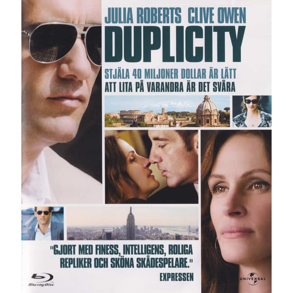 Duplicity Blu-Ray (Brugt)