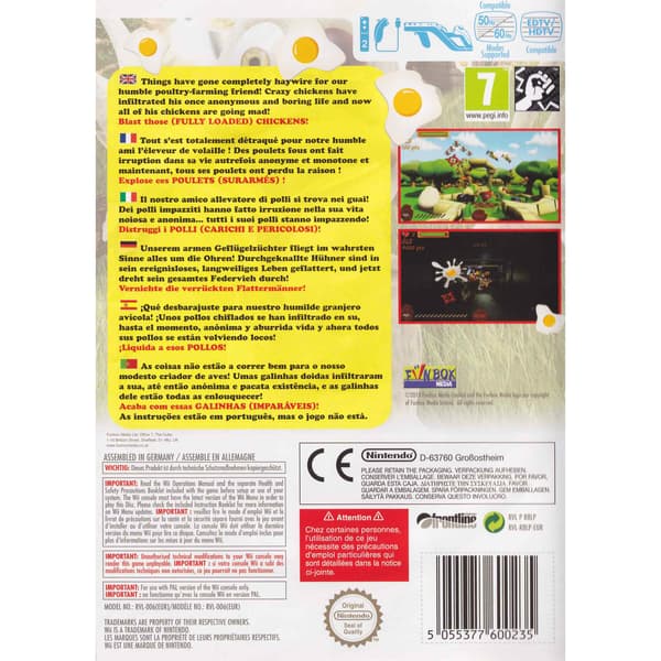 Chicken Blaster Nintendo Wii (Brukt)