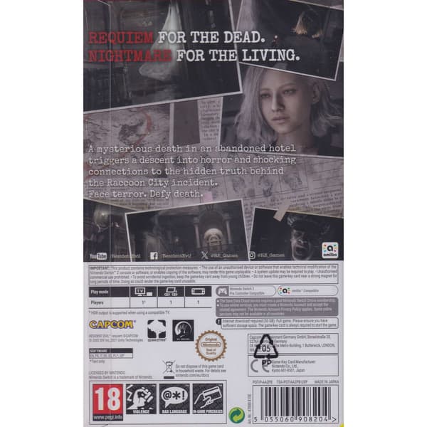 Resident Evil 9 Requiem Lenticular Edition Nintendo Switch 2