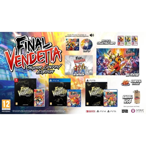 Final Vendetta Super Limited Edition Playstation 4 PS4