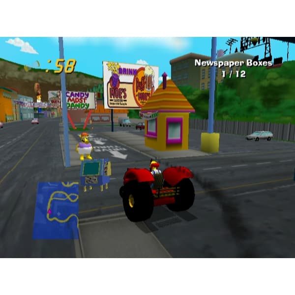 The Simpsons Road Rage Nintendo Gamecube (Begagnad)