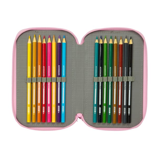 Hello Kitty & Friends triple pencil case 37pcs