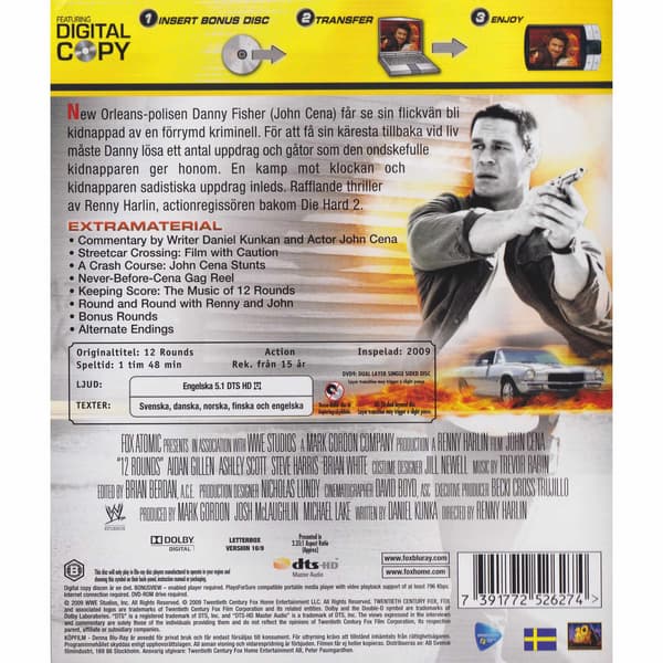 12 Rounds Extreme Cut Blu-Ray (Brukt)