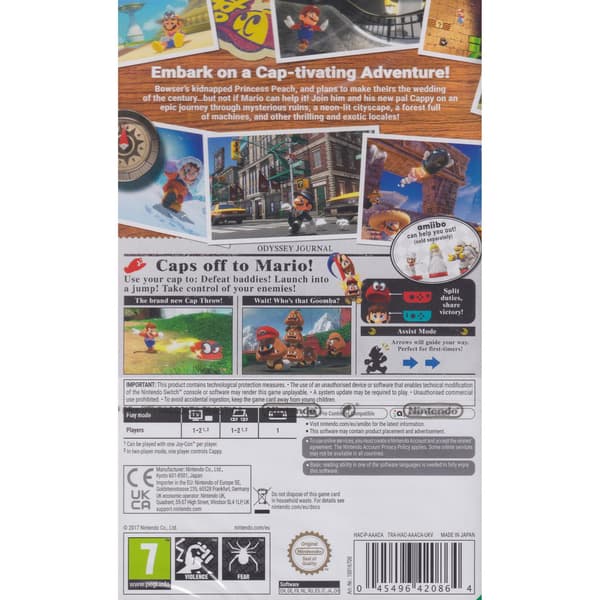 Super Mario Odyssey Nintendo Switch