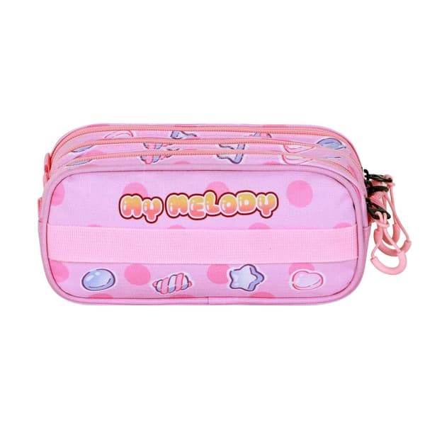 Hello Kitty My Melody triple pencil case