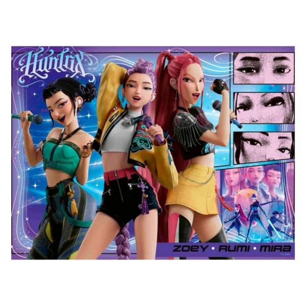 Kpop Demon Hunters XXL puzzle 100pcs