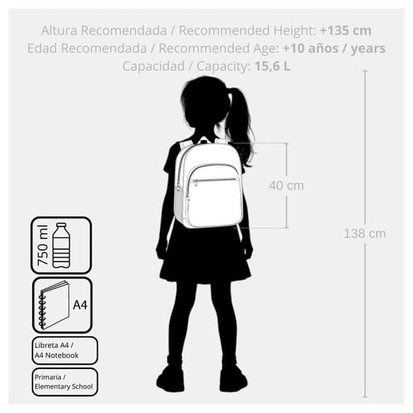 Disney Stitch Keep Going adaptable backpack 40cm