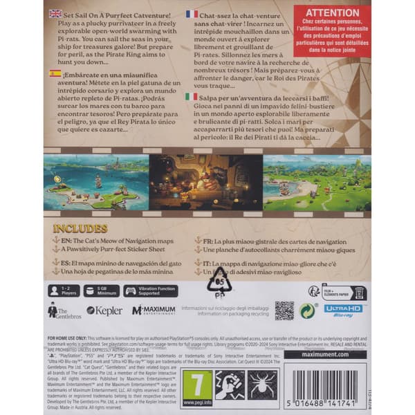 Cat Quest III Playstation 5 PS5