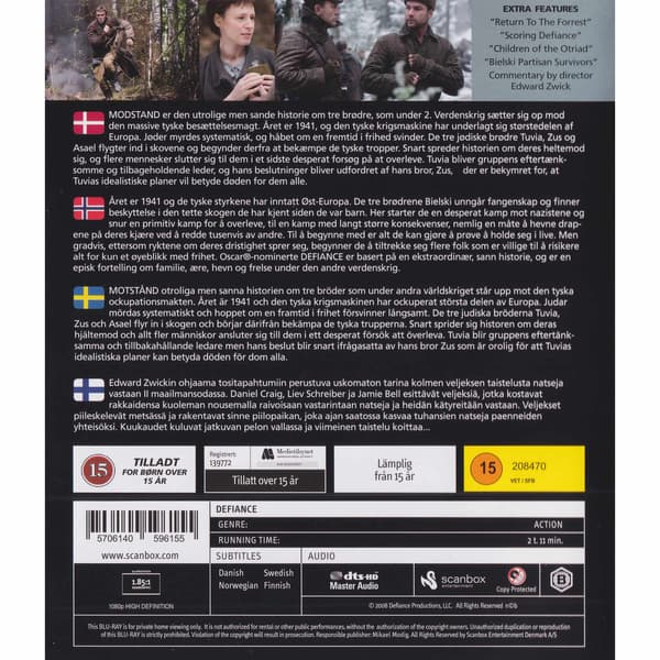 Defiance Blu-Ray (Käytetty)