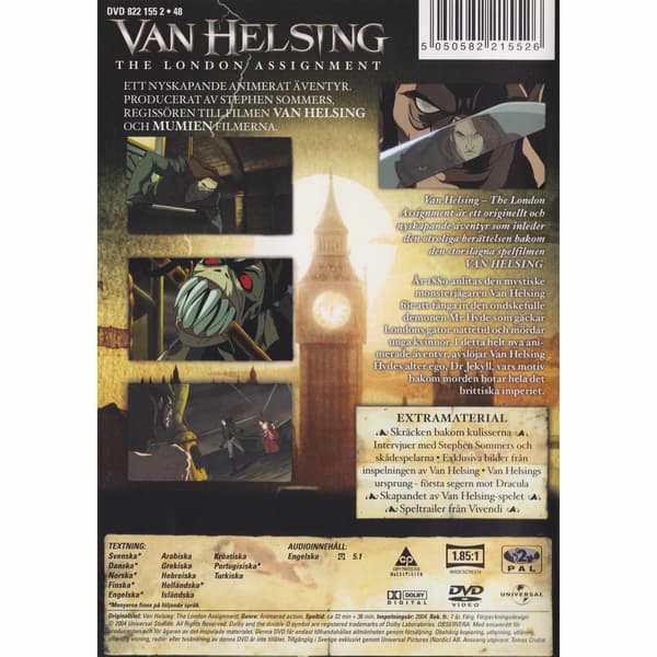 Van Helsing The London Assignment DVD (Brukt)