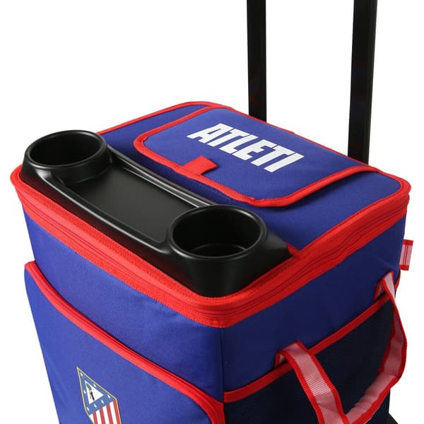 Atletico de Madrid refrigerator cart and wheels