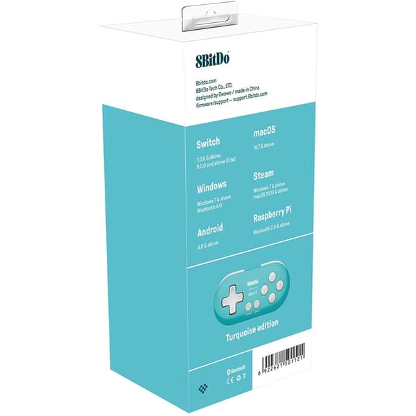 8BitDo Zero 2 Turquoise