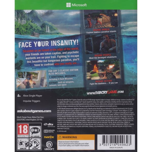 Far Cry 3 Classic Edition Xbox One