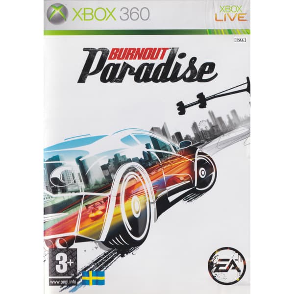 Burnout Paradise Xbox 360 Swedish (Brukt)