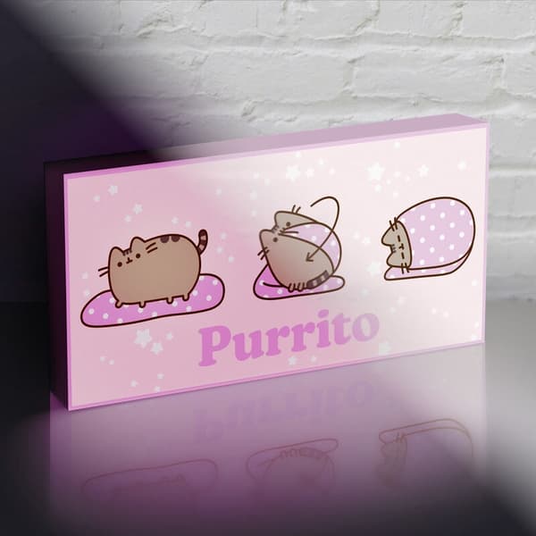 Pusheen light up canvas