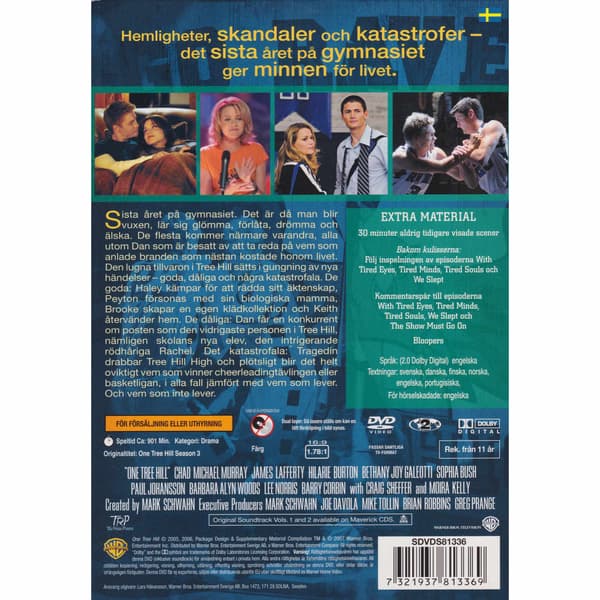 One Tree Hill Hela säsong 3 DVD (Begagnad)