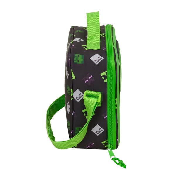 Minecraft 3D thermal lunch bag