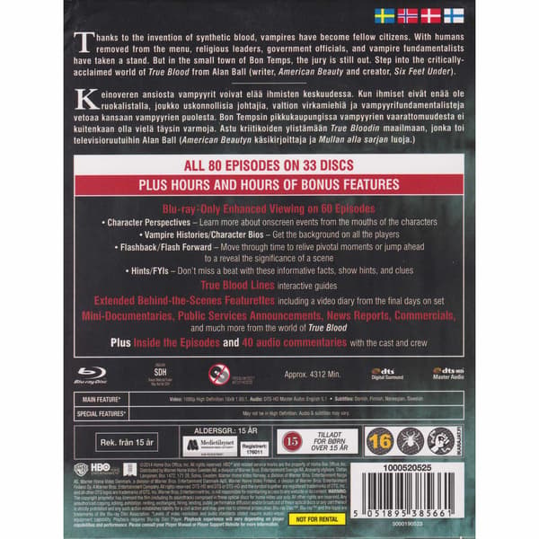 True Blood The Complete Series Blu-Ray (Brugt)