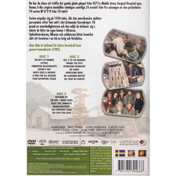 MASH Säsong 9 DVD (Begagnad)