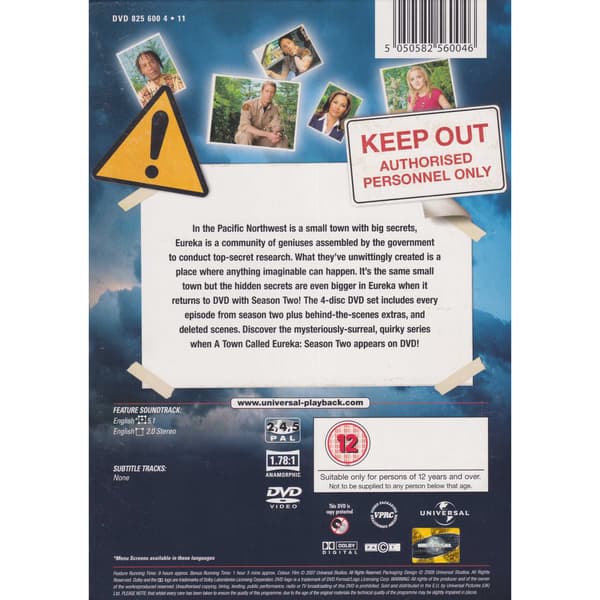 A Town Called Eureka Season Two DVD (Brugt)