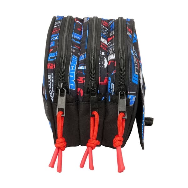 Hot Wheels triple pencil case