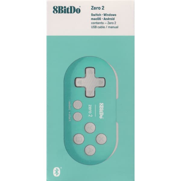 8BitDo Zero 2 Bluetooth Controller Turkis