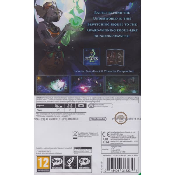 Hades II Nintendo Switch 2