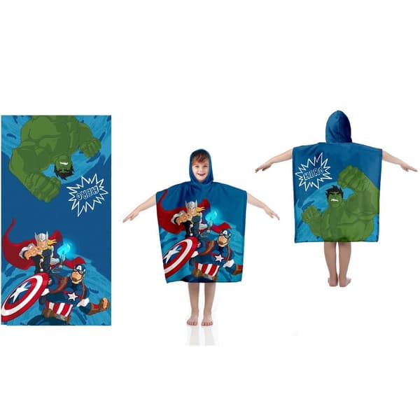 Marvel Avengers Ponchohåndkle Bomull 110x55 cm