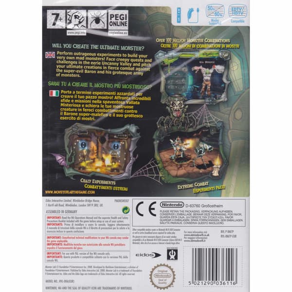 Monster Lab Nintendo Wii