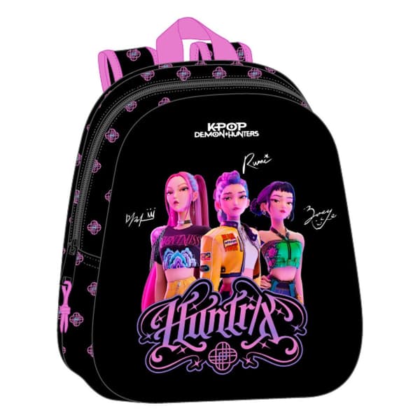 KPop Demon Hunters Negra 3D backpack 33cm