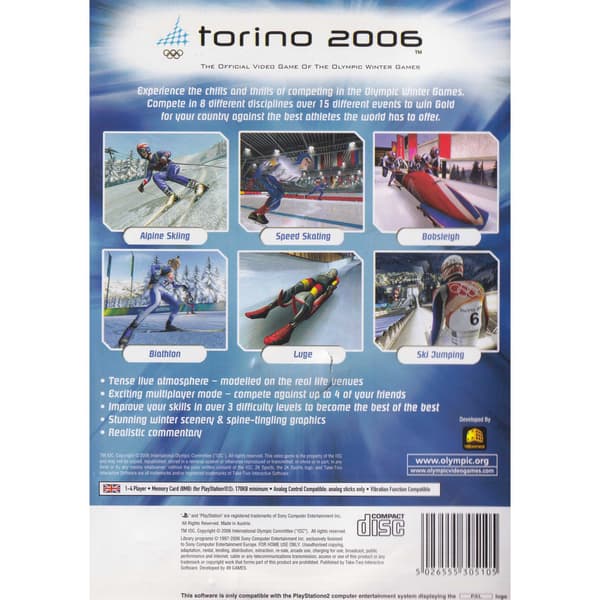 Torino 2006 Playstation 2 PS2 (Brukt)