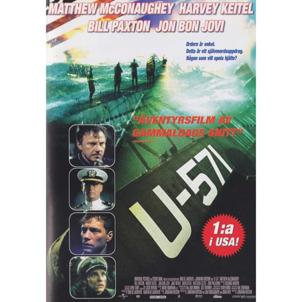U-571 DVD (Brukt)