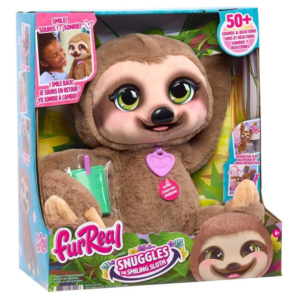 FurReal Snuggles the Smiling Sloth Interactive plush toy