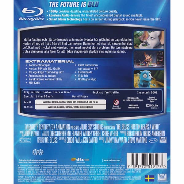 Horton Blu-Ray (Brukt)