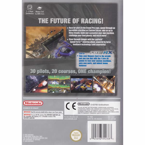 F-Zero GX Nintendo Gamecube Players Choice (Begagnad)