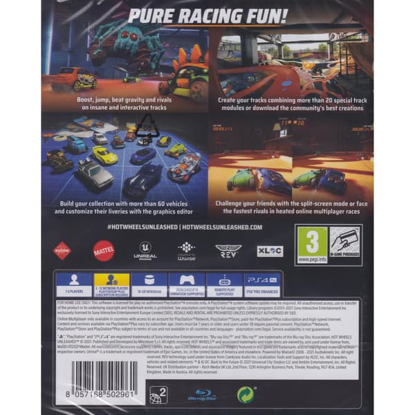 Hot Wheels Unleashed Playstation 4