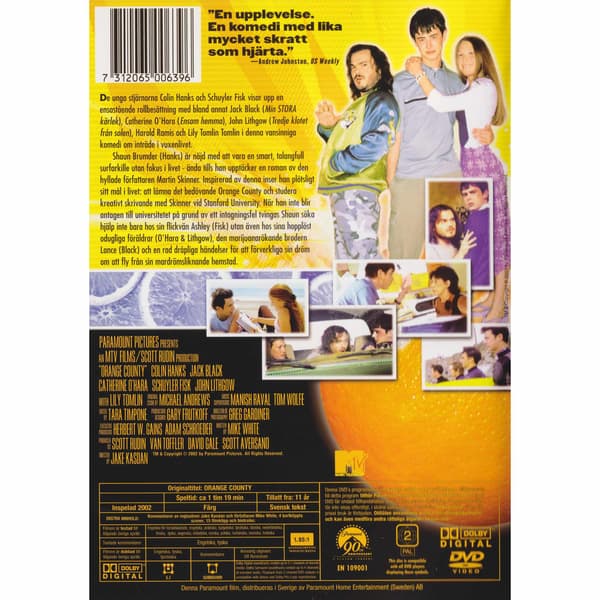 Orange County DVD (Käytetty)