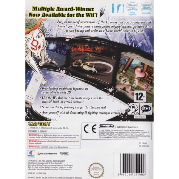 Okami Nintendo Wii (Begagnad)