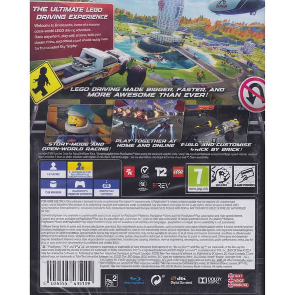 Lego 2K Drive Playstation 4 PS4