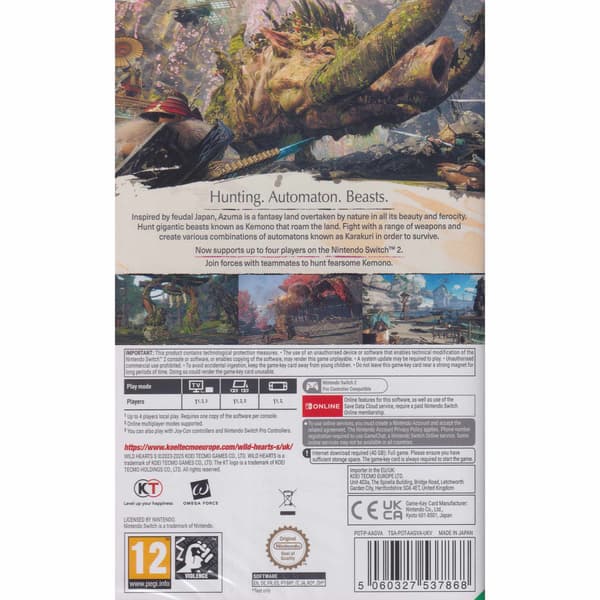 Wild Hearts S Nintendo Switch 2