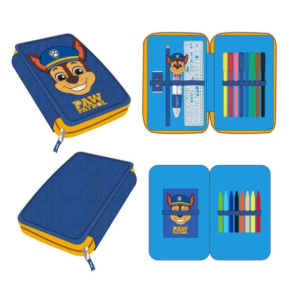 Paw Patrol Chase double pencil case