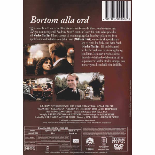 Bortom alla ord DVD (Begagnad)
