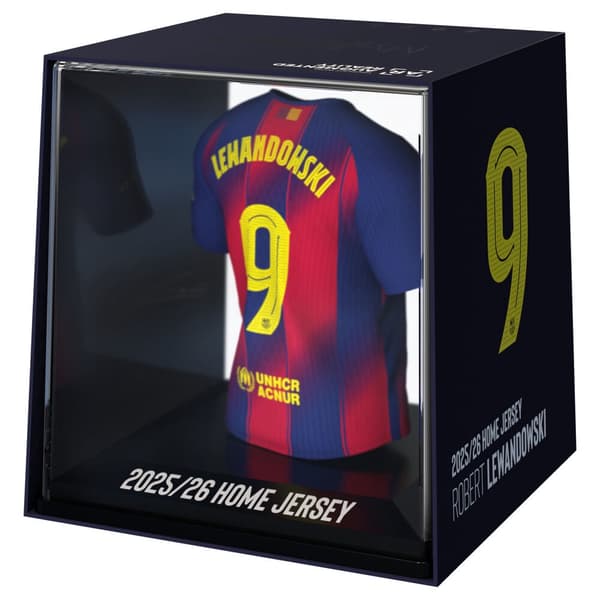 FC Barcelona Lewandowski mini t-shirt figure